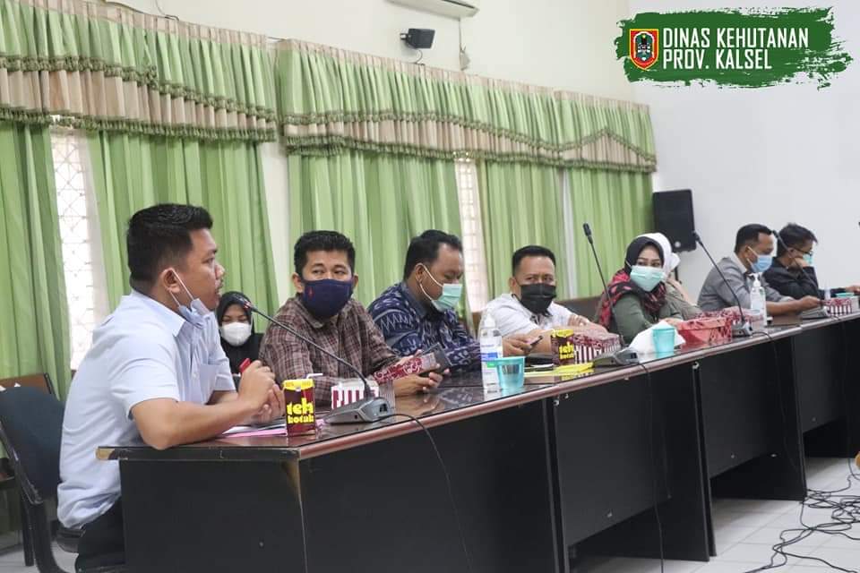 DPRD Kotabaru datangi Dishut Kalsel, berbincang mengenai regulasi kawasan hutan