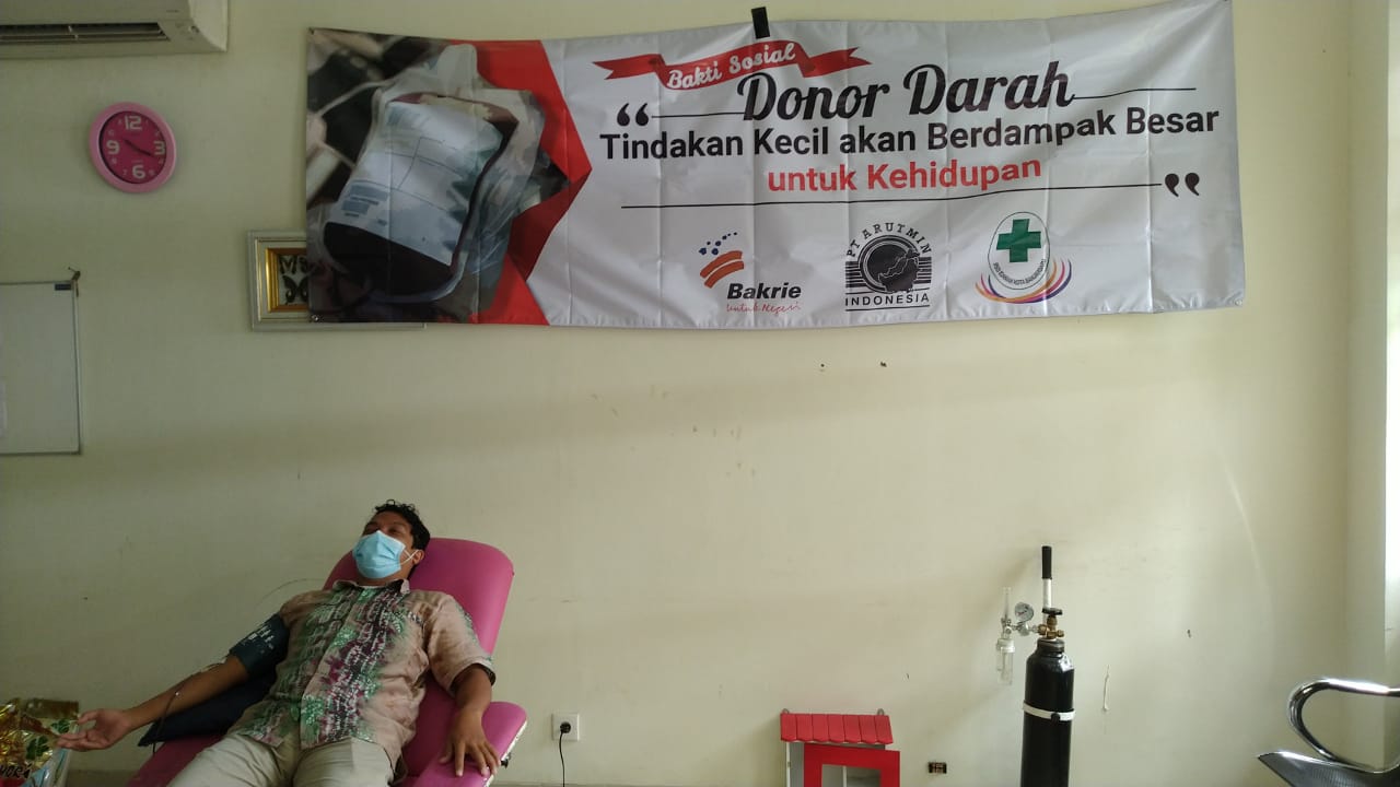 PT Arutmin Indonesia (Arutmin), Rabu (24/02) melakukan bakti sosial donor darah di UTD RS Idaman Banjarbaru