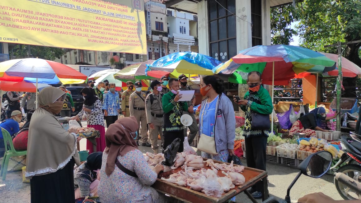 Pemerintah Kota Banjarbaru terus mensosialisasikan Pasar Bauntung yang baru