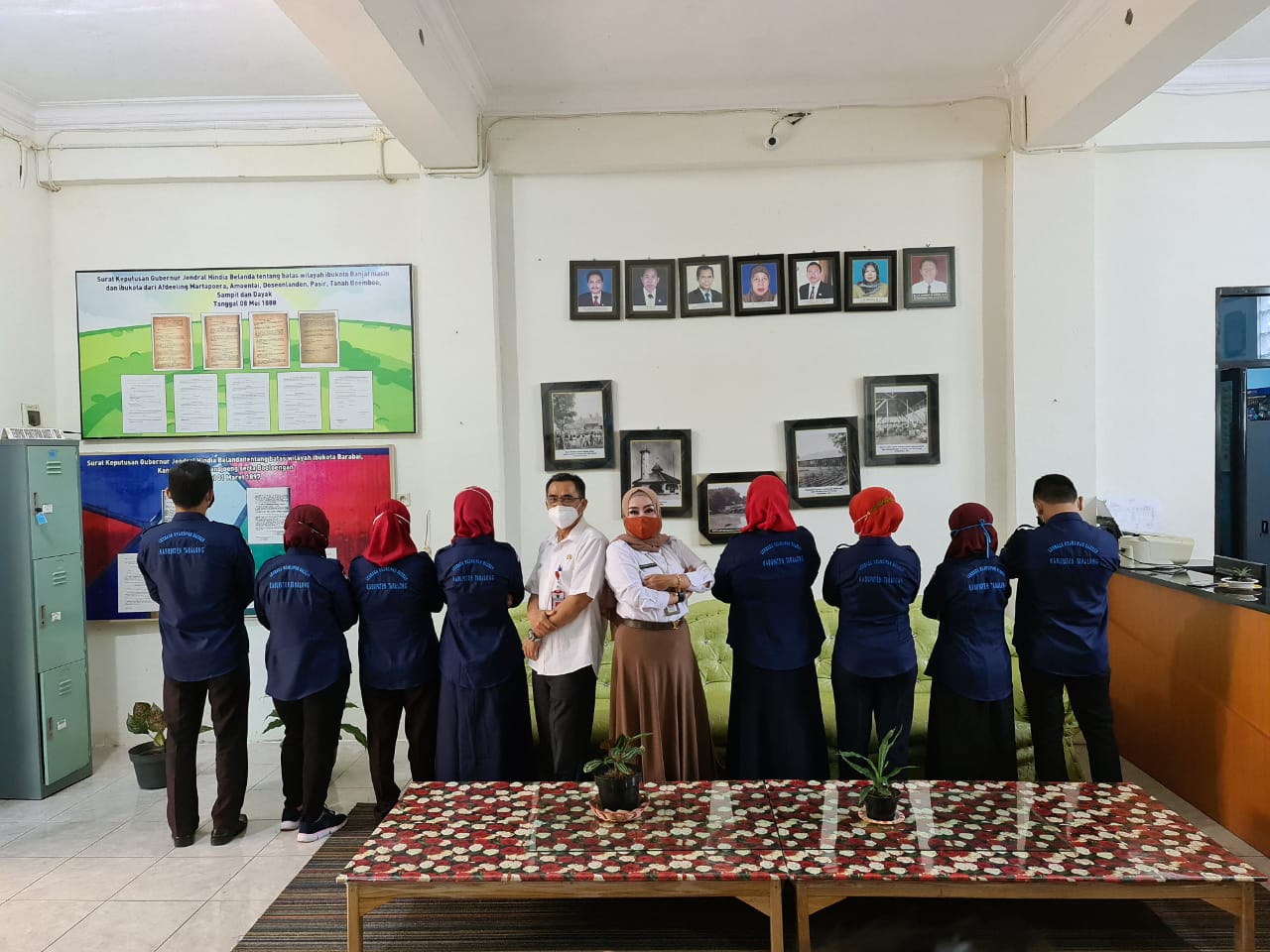 Dinas Perpustakaan dan Kearsipan (Dispersip) Provinsi Kalimantan Selatan bersilaturahmi ke Dispersip Kabupaten Tabalong