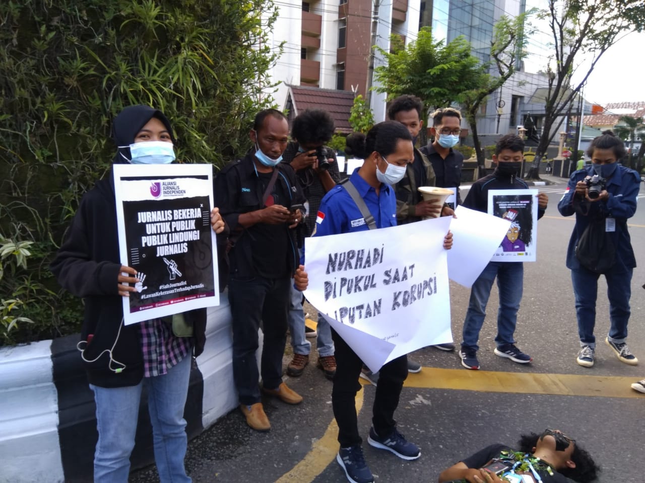 Protes Kekerasan Terhadap Jurnalis