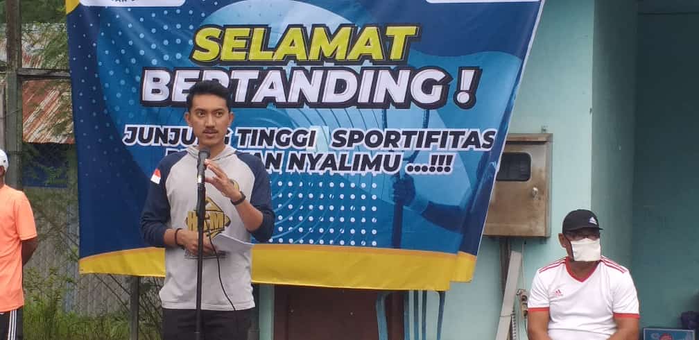 Ketua Umum Persatuan Lawn Tenis Indonesia (Pelti) Kabupaten Banjar, Saidi Mansyur