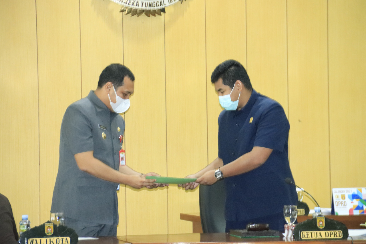 Walikota Banjarbaru Aditya Mufti Arifin dan Ketua DPRD Banjarbaru Fadliansyah Akbar