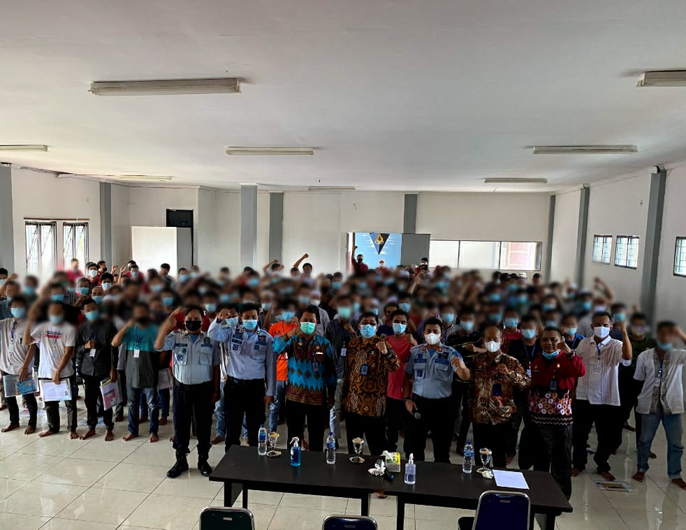 Acara Edukasi Narapidana Bahaya Narkotika di Lapas Banjarbaru