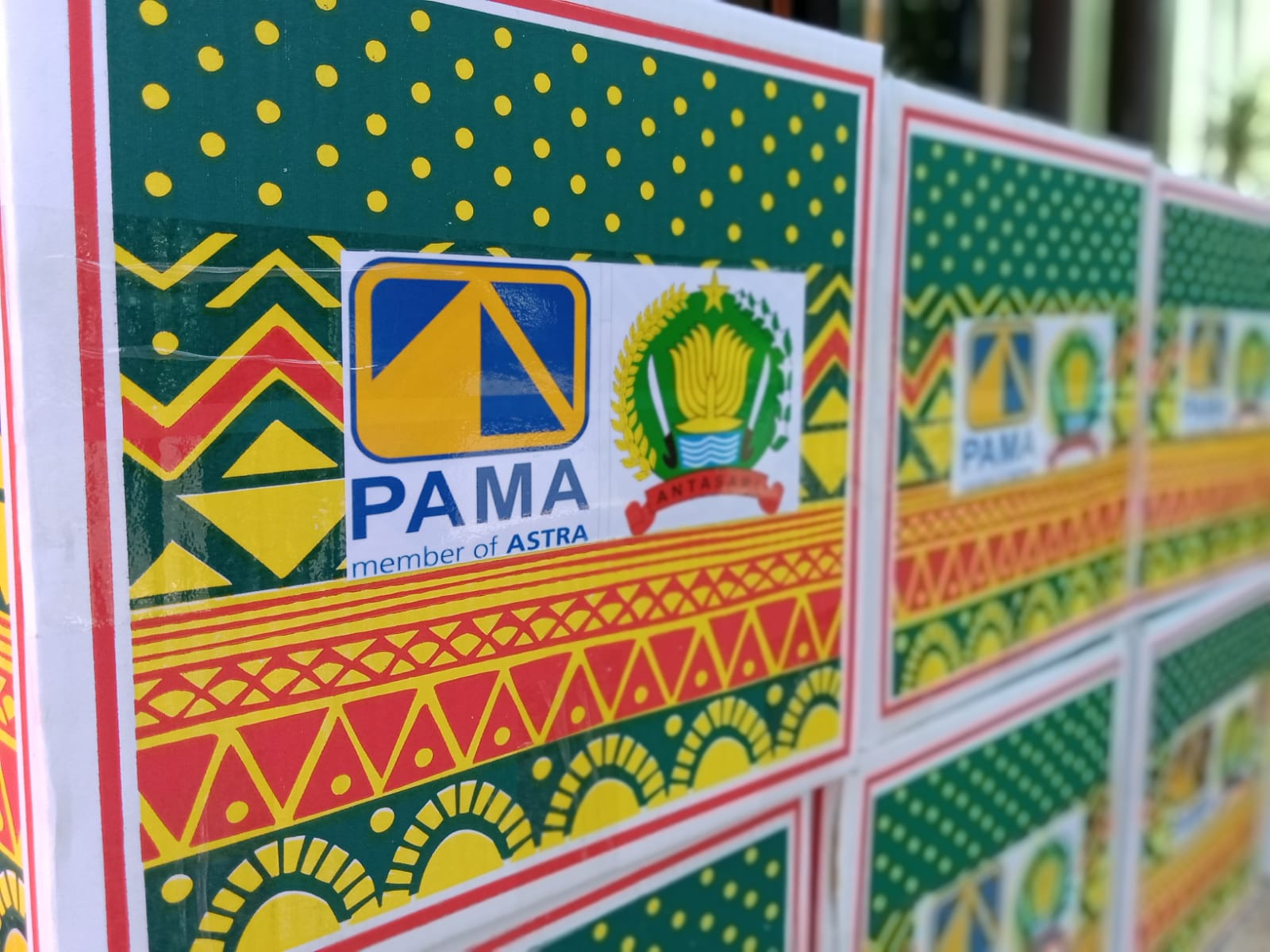 Bantuan Sembako dari PAMA untuk Warga Isoman