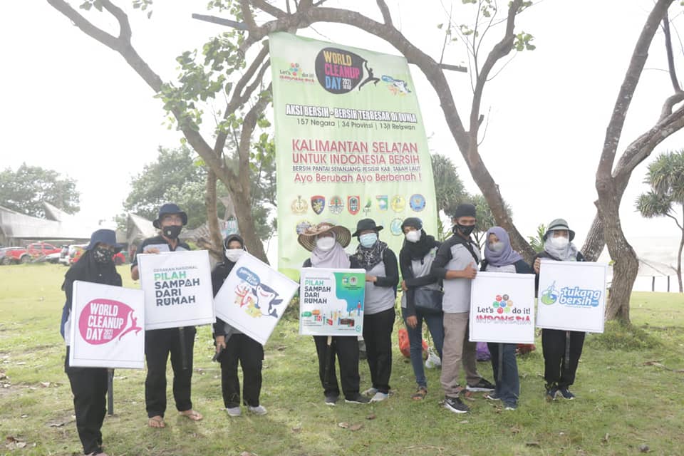 World Cleanup Day KPH Tanah Laut 2