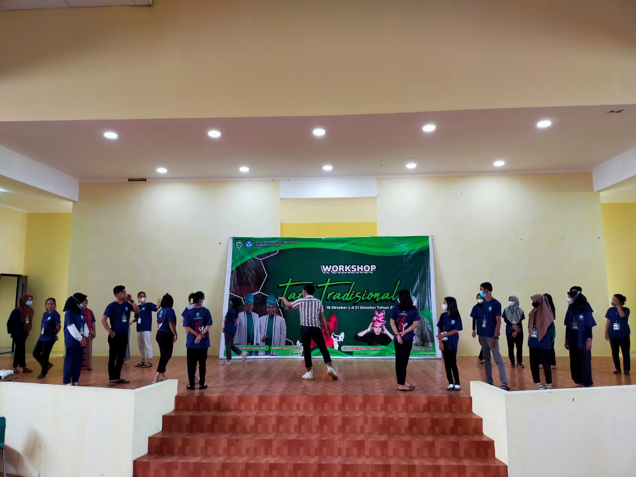 Workshop Kesenian dan Budaya bertempat di Gedung Budaya Garuda Maharam Balangan