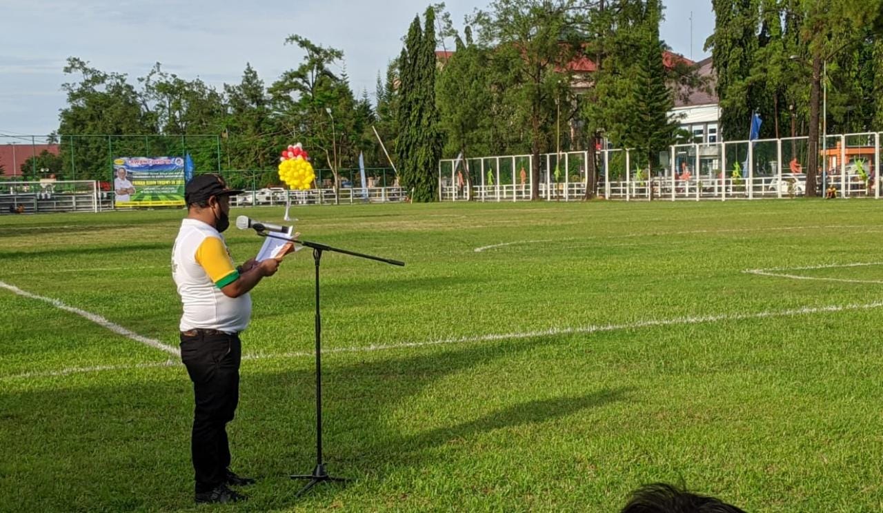 Turnamen Paman Birin Trophy IV di Lapangan Murjani Banjarbaru